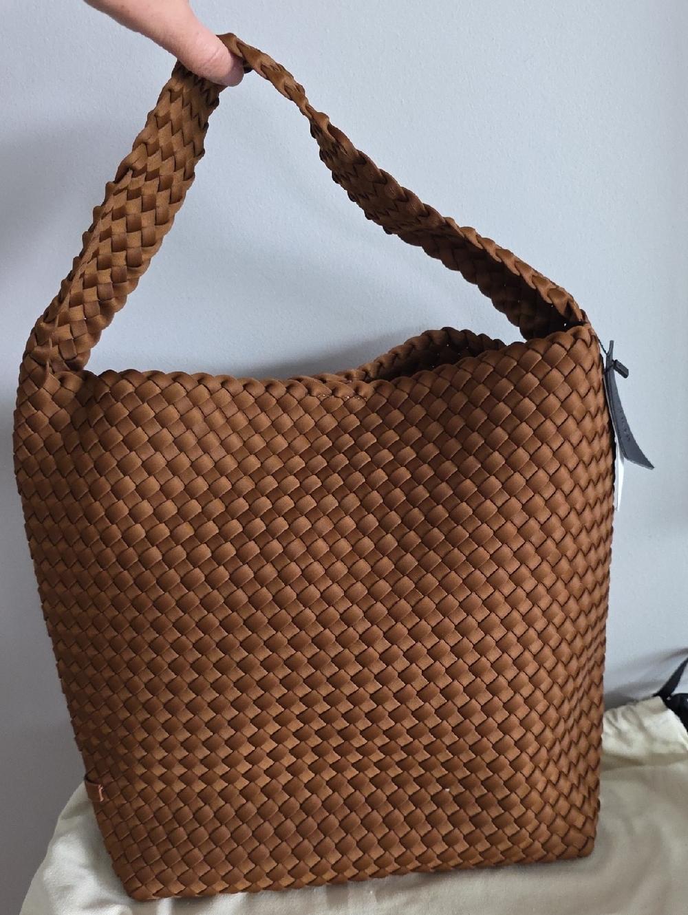 NWT Naghedi Nomad Medium Hobo In Teak - Picture 2 of 14